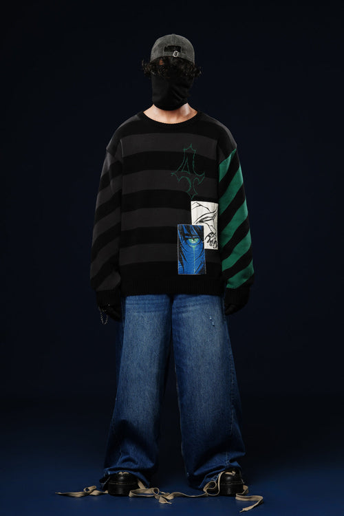 Cifer 04 - Knitted Goth Sweatshirt