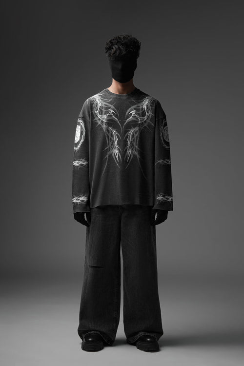 Centebrae - Cut N Stitched Washed Tshirt